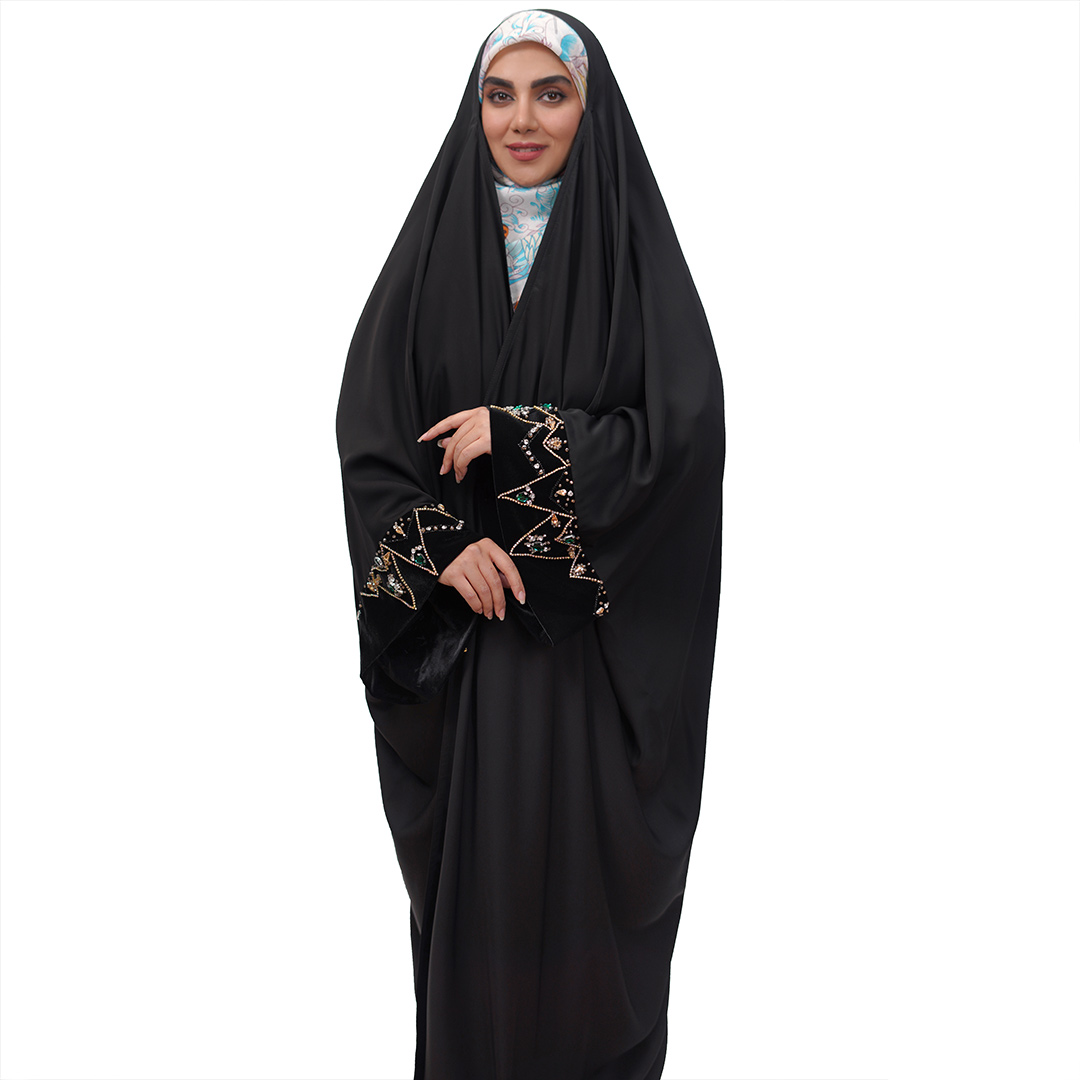 چادر یاسمین مدل مثلثی